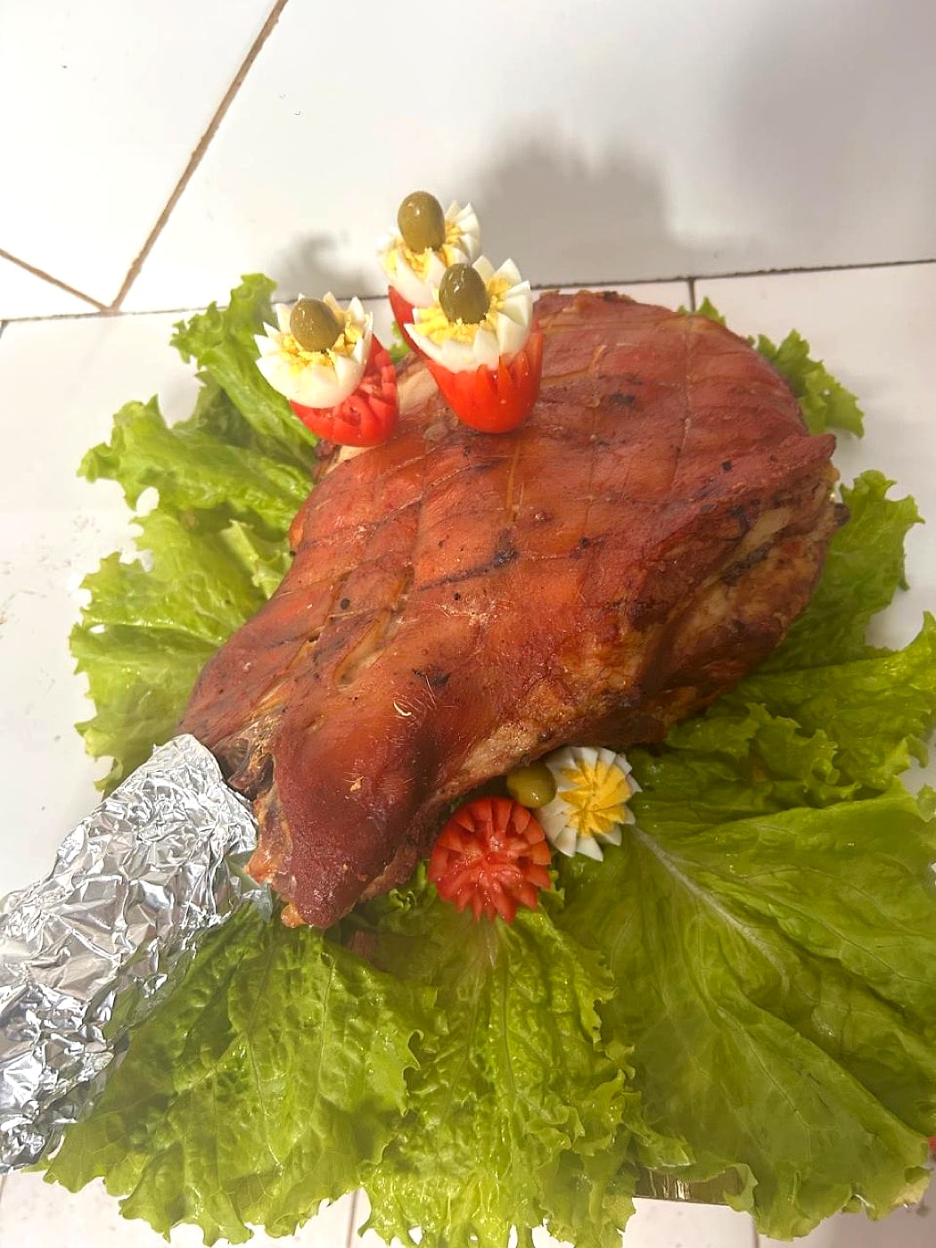 Pernil para catering de eventos de Roti 1820